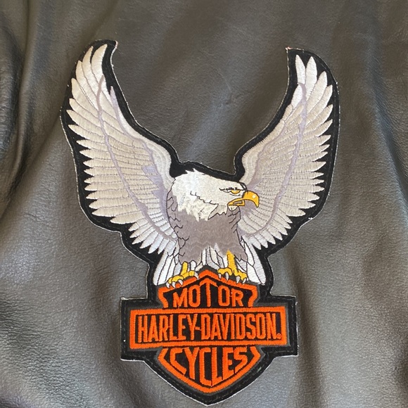 Tannery West Black Leather “Harley Davidson” Jacket, Unisex Size M - Picture 3 of 14